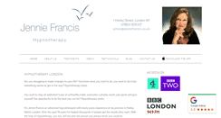 Desktop Screenshot of jenniefrancis.co.uk